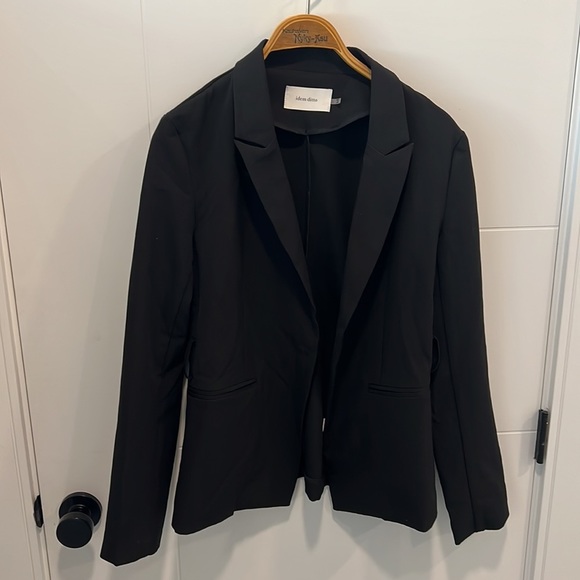 🏁 Item ditto  black blazer size large - Picture 2 of 11